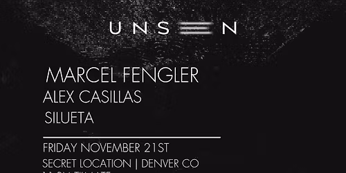 UNSEEN Presents : Marcel Fengler