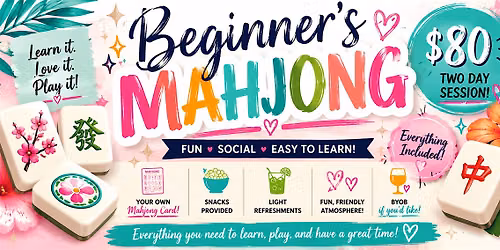 Mahjong Beginners Class!