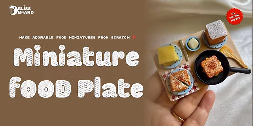 Clay Miniature Food Plate