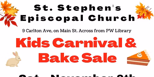 Annual Fall Carnival and Bake Sale