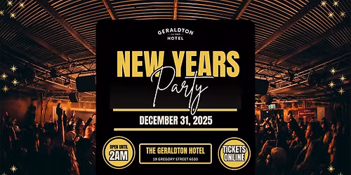 New Years Eve Party | The Geraldton Hotel