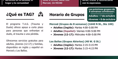 Trauma y Duelo Programa - Adultos ( Espanol)