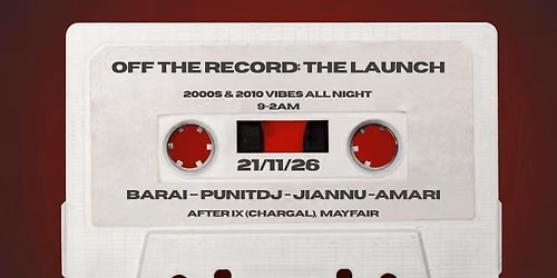 OFF THE RECORD PRESENTS: THE LAUNCH
