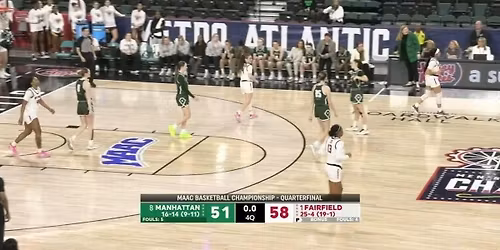 Fairfield Stags at Manhattan Jaspers Mens Basketball