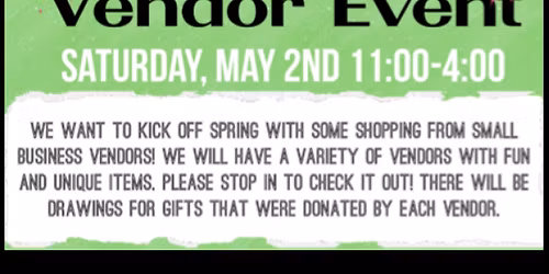 Spring into Summer Vendor Event