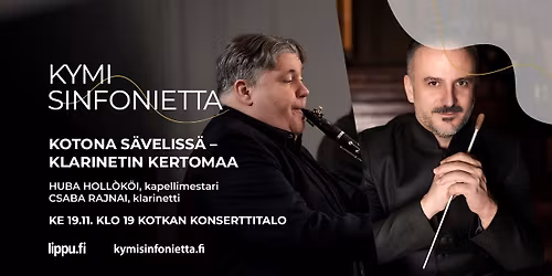 Kymi Sinfonietta: Kotona s\u00e4veliss\u00e4 - klarinetin kertomaa