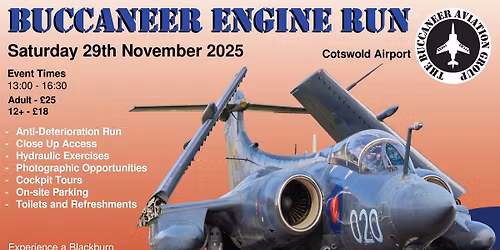 Buccaneer Engine Run