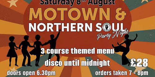 Nothern Soul and Motown Party Night