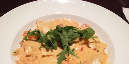 Crab Ravioli with Shrimp Sauce