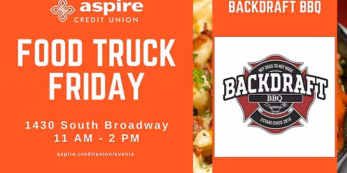 Food Truck Friday at Aspire Credit Union \u2013 Backdraft BBQ