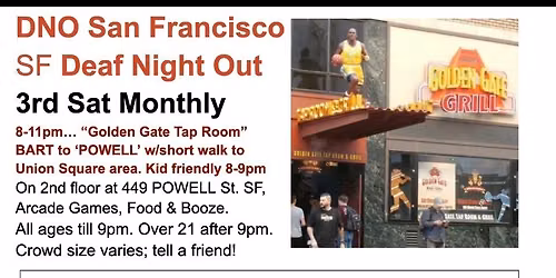DNO SF Deaf Night Out