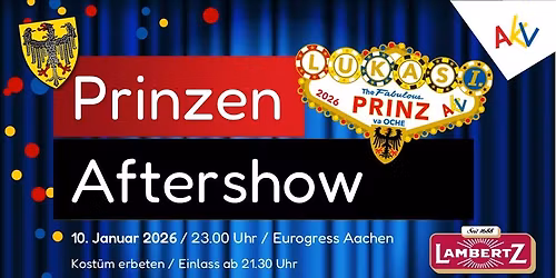 Aftershow-Party Prinzenproklamation 2026