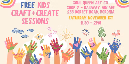Free Kids Craft + Create Sessions
