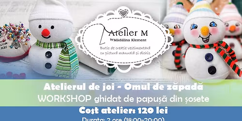 Atelierul de joi - P\u0103pu\u0219a din \u0219osete