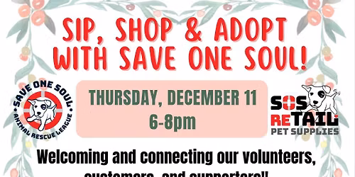 Sip, Shop & Adopt After Hours