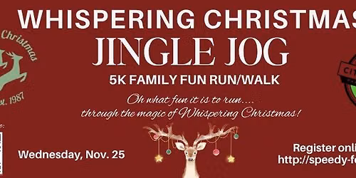 Whispering Christmas Jingle Jog 5k Family Fun Run\/Walk