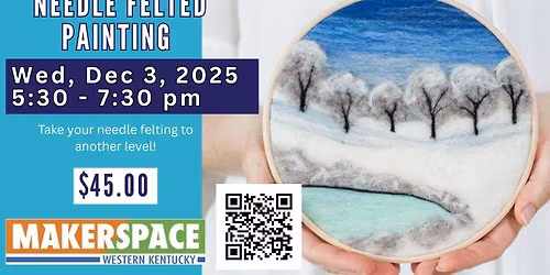 Needle Felted Painting