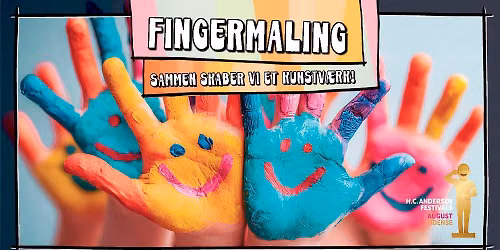 FINGERMALING \/\/ Lav et k\u00e6mpe kunstv\u00e6rk!