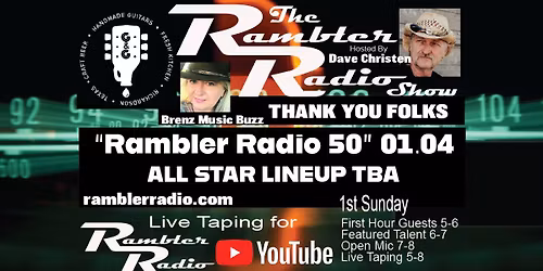 Rambler Radio Showcase and Open Mic