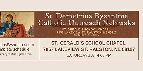 Bishop Robert Pipta, Eparchy of Parma, will be celebrating the Feast of Pentecost