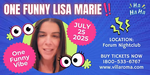 One Funny Lisa Marie at Off the Hook Comedy Club