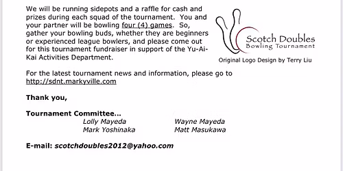 Yu-Ai-Kai Japanese American Senior [ Scotch Doubles ]