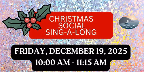 Christmas Social Sing-A-Long