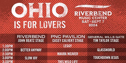 2026 Ohio Is For Lovers Festival - Saturday at Rose Music Center at The Heights