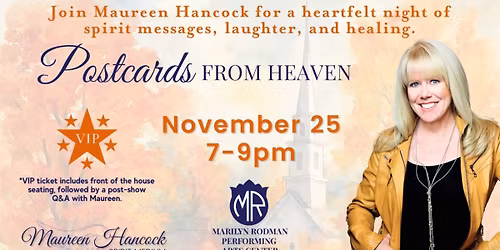 Postcards from Heaven with Maureen Hancock