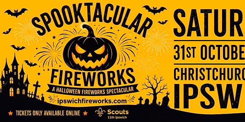 Spooktacular Christchurch Park Fireworks
