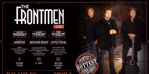 The Frontmen: Larry Stewart, Richie McDonald, & Tim Rushlow