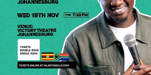 Dr. Hilary Okello - Live in Johannesburg