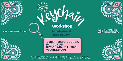 Keychain Workshop with Rocio