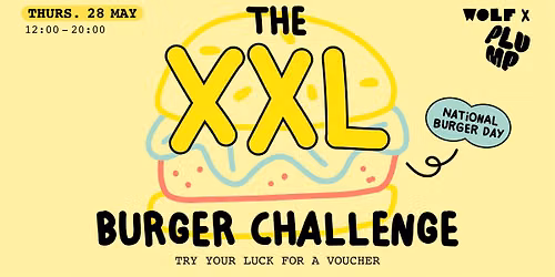 28.05 - National burger day with Plump
