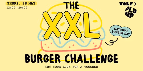 28.05 - National burger day with Plump