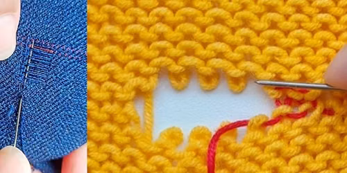 Mending Workshop: Darning, invisible mending & using a sewing machine for mending