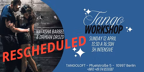 Natasha & Damian Workshop in Tangoloft Berlin