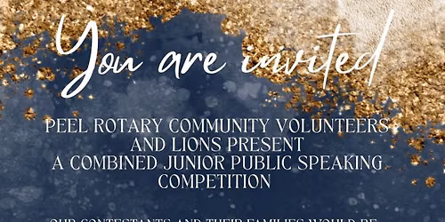 Primary yrs 5 & 6 Public Speaking Contest