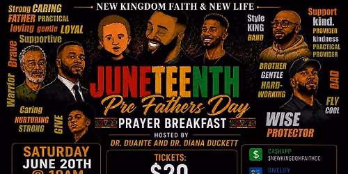 Juneteenth Pre Father's Day Prayer Breakfast