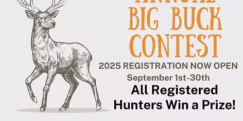2025 Annual Big Buck Contest: Johnson Township