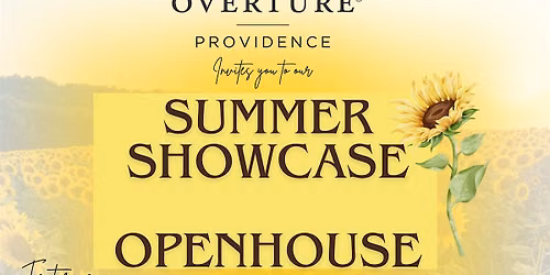 Overture Providence 55+ Summer Open House