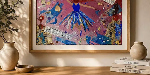 Mixed Media Collage Workshop : Dancing Girl