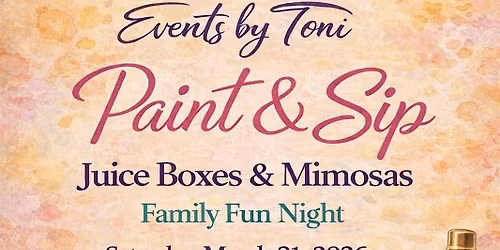 Mimosas and Juice box Paint & Sip