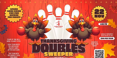 Thanksgiving Doubles Sweeper