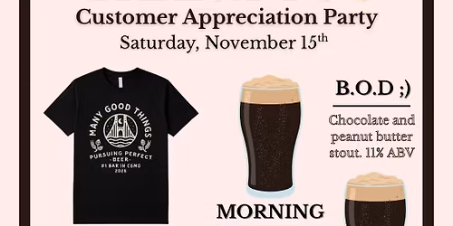 Customer Appreciation Party\ud83c\udf7b \ud83c\udf89