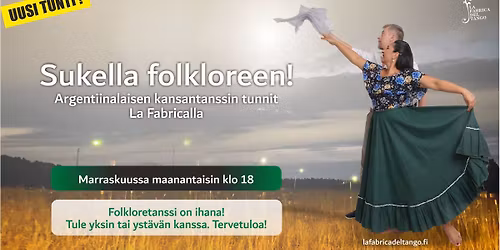 Sukella folkloreen! Argentiinalaisen kansantanssin tunnit
