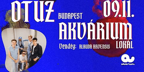 OTUZ 2026 debut ALBUM BEMUTAT\u00d3 @ AKVA - ft. Alauda Arvensis