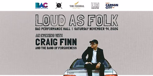 An evening with Craig Finn (The Hold Steady) | Presented by Loud As Folk & The Holland Project
