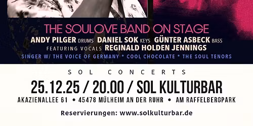 THE SOULOVE BAND feat. REGI JENNINGS * Concert After Xmas Eve