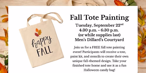 Fall Tote Painting